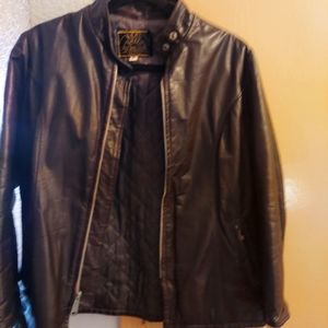 Beau Breed Vintage leather biker jacket